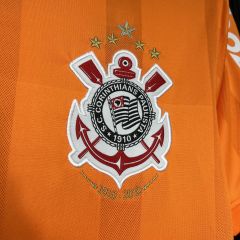 Corinthians 2010 Orange Color Retro Jersey S-XXL